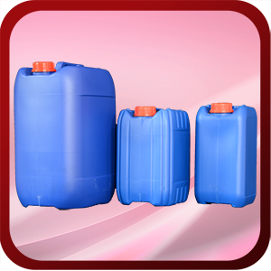 Premier Plastics Jerry Can: Blue Side View