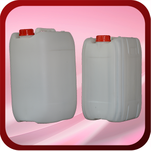 Premier Plastics Jerry Can: White Side View
